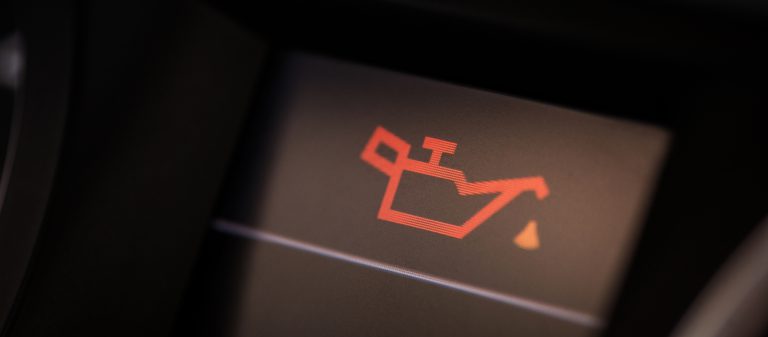 Detail,Of,The,Dashboard,Of,A,Car,,With,The,Oil