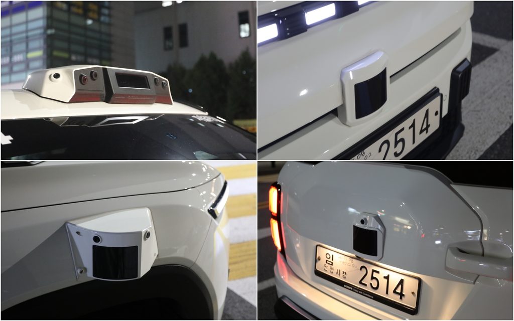 KGM 토레스 EVX 로보택시 센서